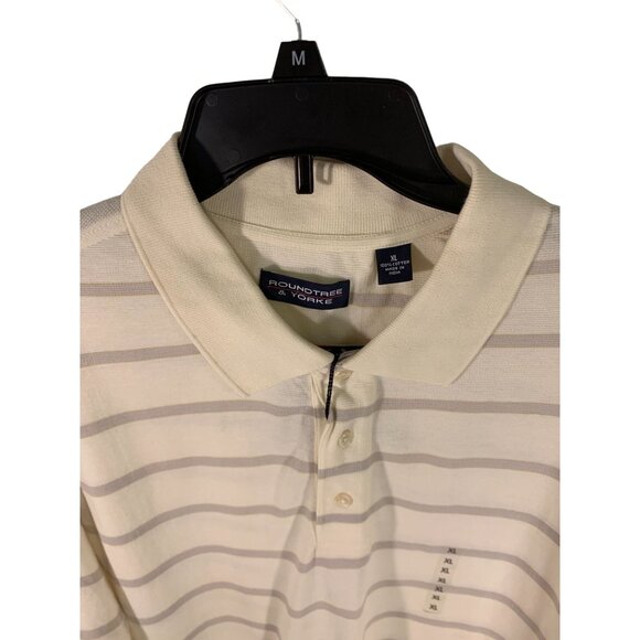 Roundtree & Yorke Heritage Collection XL Polo Shirt With Stripes - Picture 2 of 7